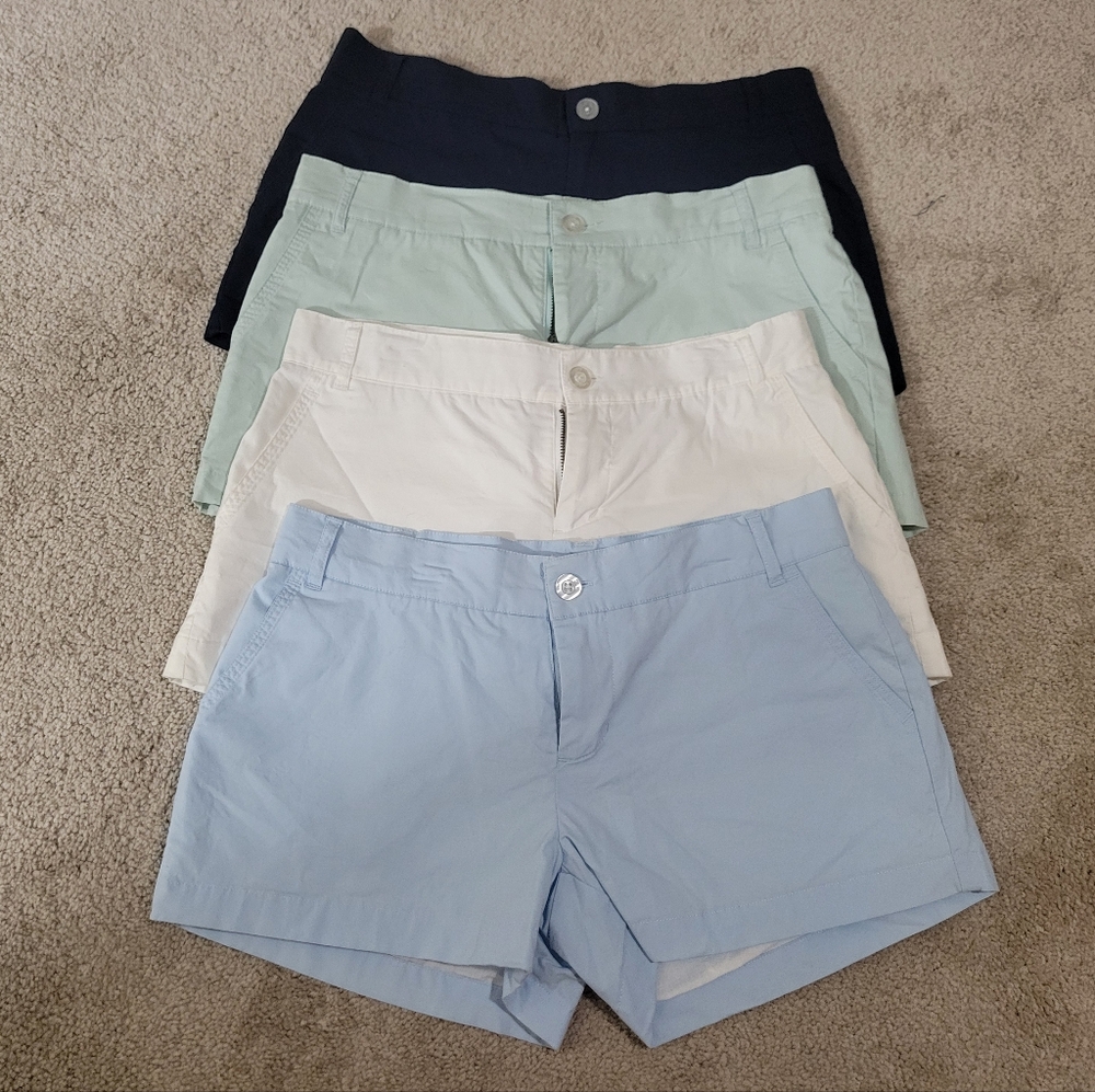 Lauren James Women's Shorts Set – Navy, Mint, White, Light Blue